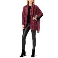 INC International Concepts Women’s Clipped Geo Jacquard Wraps