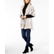 INC International Concepts Women’s Clipped Geo Jacquard Wraps