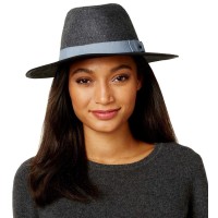 INC International Concepts Women’s Colorblock Flat Brimmed Panama Hats