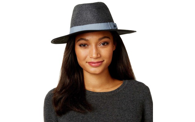  Women’s Colorblock Flat Brimmed Panama Hats