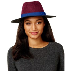 INC International Concepts Women’s Colorblock Flat Brimmed Panama Hats
