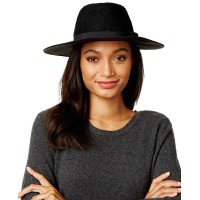 INC International Concepts Women’s Colorblock Flat Brimmed Panama Hats
