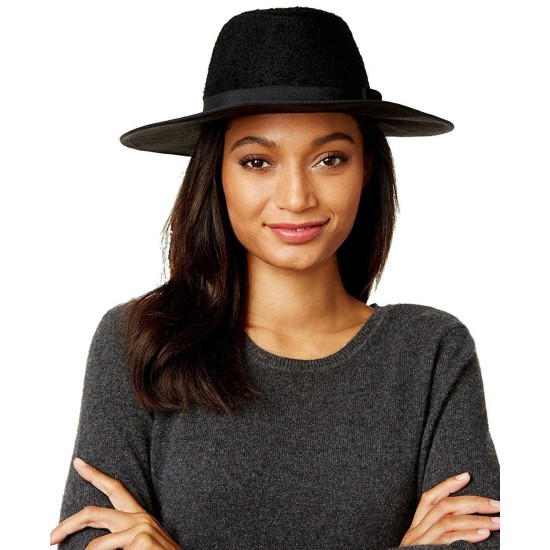  Women’s Colorblock Flat Brimmed Panama Hats