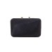  Women's Danyele Satin Clutches Handbags, Black/Gold