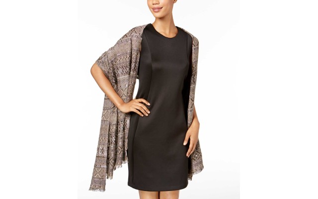  Women's Embellished Wraps, Beige