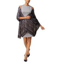 INC International Concepts Women's Embellished Wraps, Blackbronze