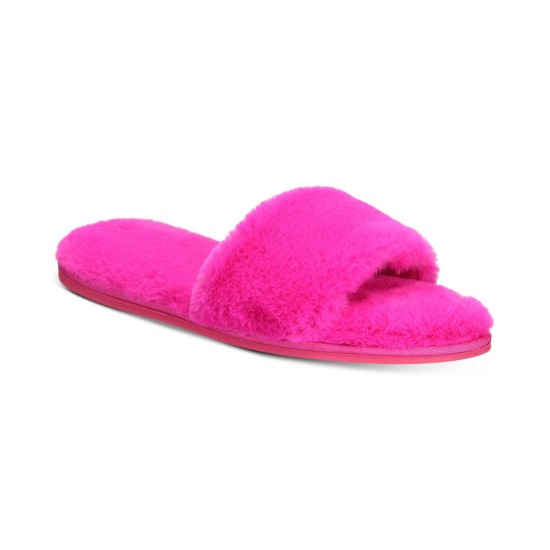  Women’s Faux-Fur Slide Slippers