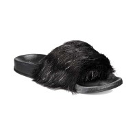 INC International Concepts Women’s Faux-Fur Slide Slippers