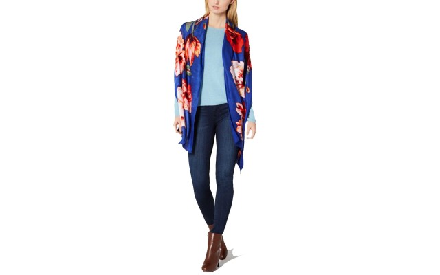  Women’s Floral Bouquet Super-Soft Scarf & Wraps