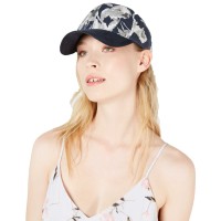 INC International Concepts Women’s Floral Suede Baseball Caps, Navy