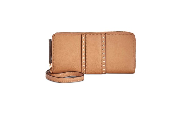  Women's Hazell Zip Around Wristlet Wallets, Brown