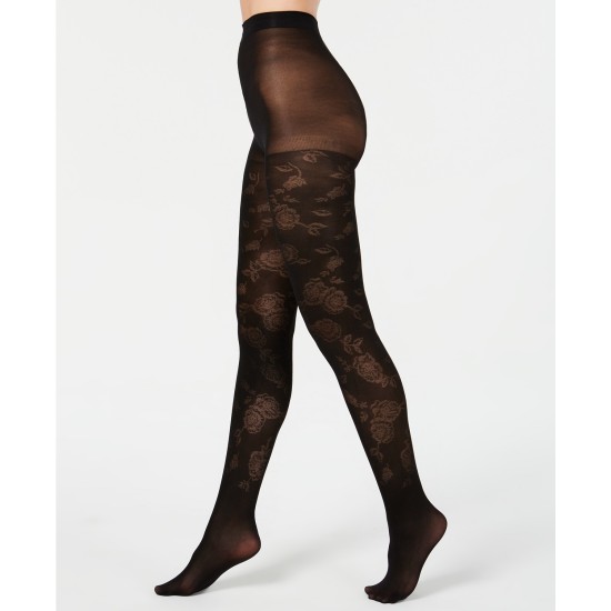 Women’s Jacquard Floral Tights