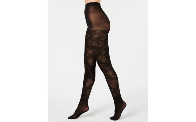  Women’s Jacquard Floral Tights