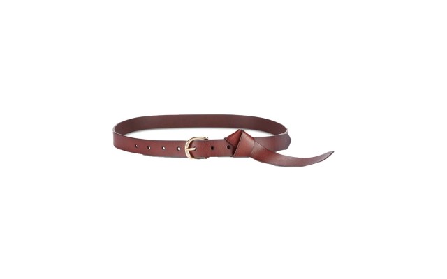  Women's Knotted Leather Belt