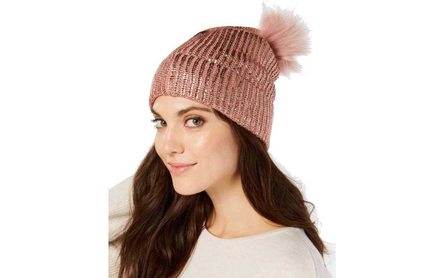  Women's Liquid Shine Beanie Hats
