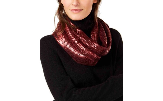  Women's Liquid Shine Infinity Wrap Scarves