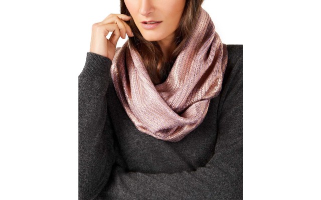  Women's Liquid Shine Infinity Wrap Scarves