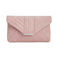 INC International Concepts Women's Luci Quilted Envelope Clutch Handbags