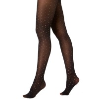 INC International Concepts Women’s Metallic Dot Tights