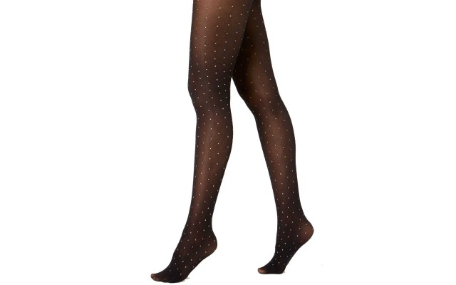  Women’s Metallic Dot Tights