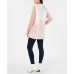  Women's Ombré Faux-Fur Vests, Pastel Pink, Medium / Large
