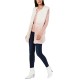  Women's Ombré Faux-Fur Vests, Pastel Pink, Medium / Large