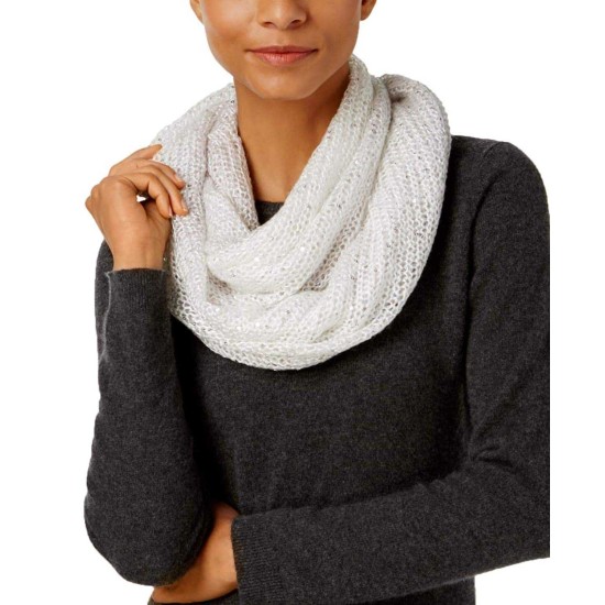  Women's Ombre Galaxy Infinity Scarves, Natural