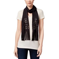 INC International Concepts Women's Perforated Faux Suede Skinny Scarves