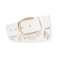 INC International Concepts Women's Perforated Flowers Butterfly Belt