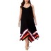  Women’s Plus Size Handkerchief-Hem Maxi Dress