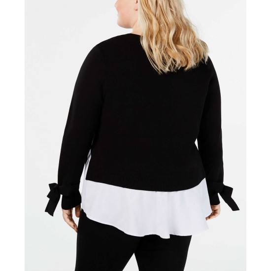  Women's Plus Size Layered-Look Sweaters