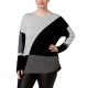  Women's Plus Size Long-Sleeve High-Low Sweaters