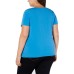  Women’s Plus Size Twisted Asymmetrical Pullover Blouse Tops