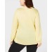  Women’s Plus Size V-Neck Woven Knit Blouse Shirt Tops