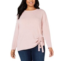 INC International Concepts Women’s Plus SizeTunnel-Tie Pullover Blouse T-Shirt Tops
