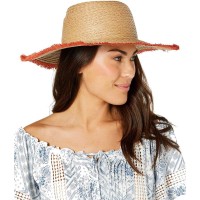 INC International Concepts Women's Pop Fray Edge Floppy Sun Hats