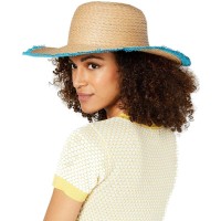 INC International Concepts Women's Pop Fray Edge Floppy Sun Hats