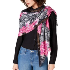 INC International Concepts Women’s Python-Print Rose Soft Wrap (Multi Pink)