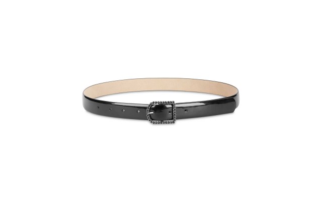  Women’s Rhinestone-Buckle Belt