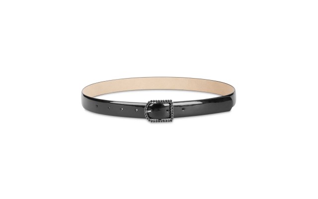  Women’s Rhinestone-Buckle Belt