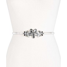 INC International Concepts Women's Rhinestone Plaque Belts
