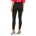  Women’s Seamless Embossed Paisley-Print Leggings (Black, XL/XXL)