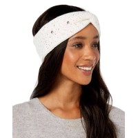 INC International Concepts Women's Shine Like The Night Head Wrap, White