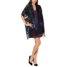 INC International Concepts Women's Sparkle Rose Fringe Wraps