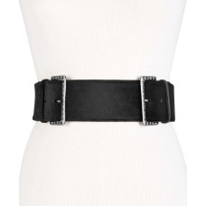 INC International Concepts Women's Studded Double-Buckle Belt