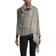 INC International Concepts Women’s Textured Yarn Bouclé Shine Wrap (OS)