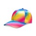  Women’s Tie Dye Rainbow Baseball Caps, Dark Yellow
