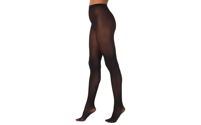  Women’s Vertical Stripe Knit Tights