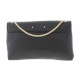 INC Womens Kataana Faux Leather Studded Crossbody Handbag Black Small