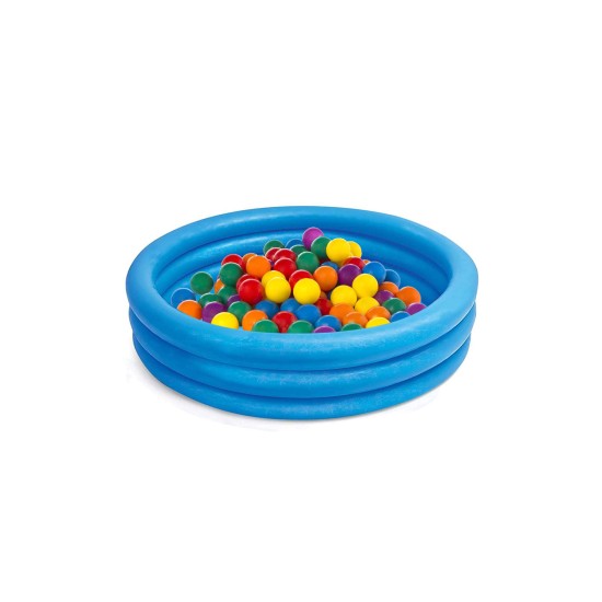 Inflatable Plastic Ball Pool for Birthday Parties at Home for Kids, Toddlers, Boys & Girls, Paddling Pools with Balls for Indoor Parties and Play Dates, Blow Up Ball Pits for Pets, Dogs, Puppies and Cats
